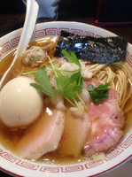 「淡麗味玉煮干しラーメン➕替え玉」@らぁめん小池の写真