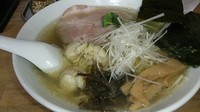 「【限定】鶏とホタテのラーメン ￥750」@へべれ家の写真