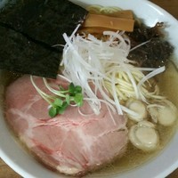 「【限定】鶏とホタテのラーメン　７５０円」@へべれ家の写真