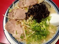 「もやしラーメン」@博多ラーメン しばらく 西新店の写真