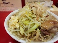 「小ラーメン（ヤサイやや多めニンニクアブラ）」@ラーメン にんにくマンの写真