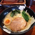 久久ラーメン+鶏丼
