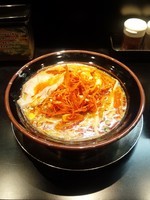 「辛ネギらーめん＋無料ライス」@豚骨味噌ラーメン じゃぐら 野方本店の写真
