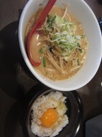 「味噌ラーメンランチセット（７７０円）」@北海道らーめん なまら 阿見店の写真