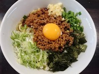 「【限定】台湾まぜそば￥850－ＣＰサービス￥100＝￥750」@らーめん こてつの写真