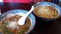 「鈴 つけそば+薬味ネギ(クーポンサービス)」@ら〜めん鈴の写真
