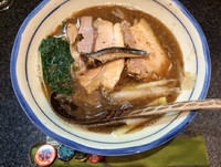 「かけ」@烈志笑魚油 麺香房 三くの写真