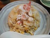 「カニチャーハン　300円（税別）」@升本の写真