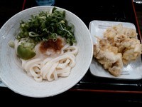 「冷しおろしとり天(並) 420円」@おにやんま 新橋店の写真