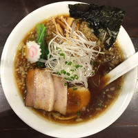 「【目黒限定】中華そば 極み＋玉ねぎ増し」@銀座 朧月 目黒処の写真