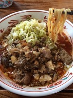 「トマトそば（牛すじのせ）¥800」@ぐるまん野州男の写真