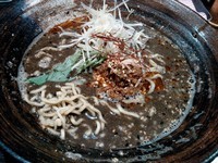 「黒胡麻担々麺 ￥740＋半ライス ￥100 他」@香気 四川麺条 祖師ヶ谷大蔵店の写真