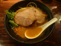 「海老茶色のみそチャーシュー」@らーめん一会の写真