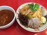 「辛つけ紅豚麺　味玉　￥880」@用心棒Ⅱ階の写真