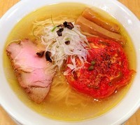 「ローストトマト塩そば　１０００円」@Japanese Soba Noodles 蔦の写真