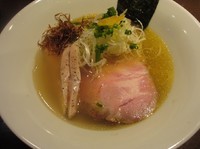 「虎徹そば・塩　奥久慈軍鶏Ｖｅｒ（７３０円）」@麺や 虎徹の写真
