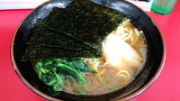 「ラーメン中盛り800円固め」@田上家の写真