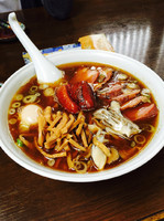 「叉焼麺 (平打ち手もみ麺)」@ヤマシロの写真