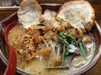 「信州味噌 味噌漬け炙りチャーシュー麺」@蔵出し味噌 麺屋竹田の写真