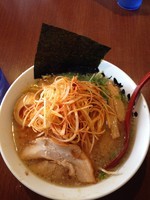 「ネギ山ラーメン大盛り」@ラーメンのまめぞう 草加本店の写真
