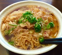 「豚あんかけ肉そば800円限定15食 五反田肉祭2014」@つけそば 麺彩房 五反田店の写真