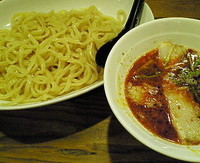 「辛つけ麺　５００円」@ワインバル食堂 nicoの写真