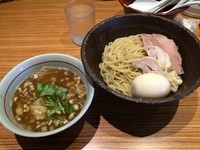 「塩つけ麺 全部入り」@中華そば こがね屋の写真