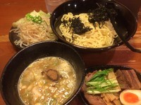 「特製濃厚つけ麺」@火の国らーめん てっぺん 市ヶ谷店の写真