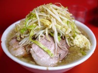 「小 カラメ＋ニンニク」@ラーメン二郎 神田神保町店の写真