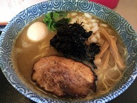 「コク旨煮干し中華そば・細麺（８００円）」@朝日屋の写真