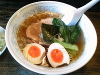 「玉子セット麺７５０円」@らーめん 屋台屋の写真