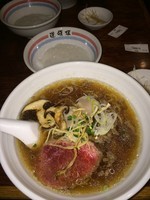 「山形芋煮牛すじ麺 1100円」@中華めん処 道頓堀の写真