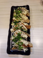 「自家製マヨ餃子300円」@麺バカ息子の写真