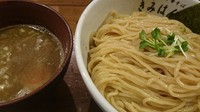 「梅香る煮干しつけ麺+特盛無料」@江戸前煮干し中華そば きみはん 総本店の写真