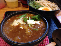 「豚骨カレーつけ麺+特濃」@ラーメン猪太の写真