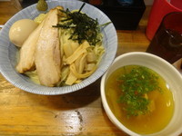 「特製淡麗塩つけ麺」@塩つけ麺 灯花の写真