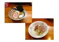 「アゴ煮干し＆油そば風替え玉」@いのうえの写真