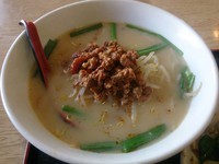 「豚骨台湾ラーメン＋回鍋飯」@台湾料理 四季紅 常陸大宮店の写真