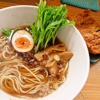 「鶏天ラーメン」@中華蕎麦 りんすず食堂の写真