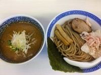 「特級つけ麺(中盛)」@濃厚鶏豚骨魚介つけ麺 かず屋の写真