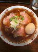 「味玉中華そば」@中華そば しば田の写真