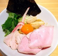 「特製濃厚卵のまぜSOBA 1000円」@Ginza Noodles むぎとオリーブの写真