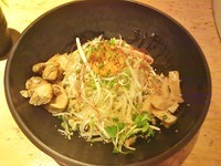 「まぜそば　とり(700円)」@まぜそば専門店 かぐら 立川店の写真