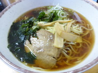 「ラーメン（４５０円）」@やなぎ庵の写真