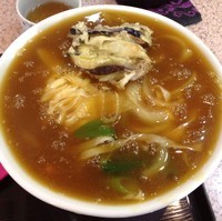 「カレーきしめん（￥770）＋なす天（￥60）」@吉野屋の写真