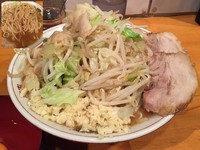 「豚カレー＋チーズ＋生卵」@豚星。の写真