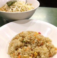 「担々麺＋チャハン（￥700）」@唐獅子の写真