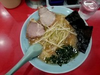 「かいざんラーメン（麺硬め）」@かいざん 西船橋店の写真