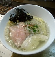 「鶏清湯 背油塩ら～めん」@麺庵 小島流の写真