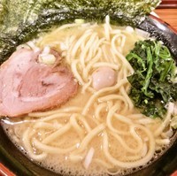 「塩ラーメン(硬め・濃いめ)＋餃子(650円＋300円)」@横浜家系ラーメン 壱角家 運河店の写真